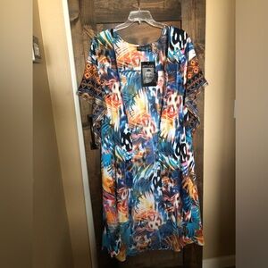 Woven topper/kimono/duster by Attitudes by Renee